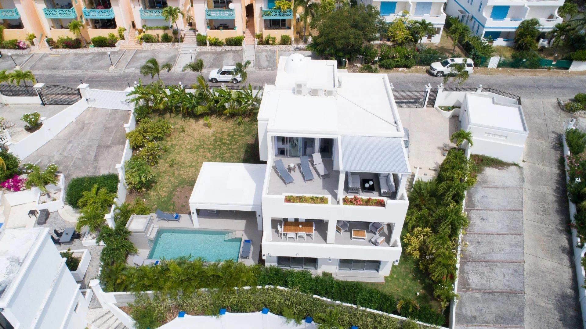 Villa Frangipani: Panoramic Ocean‑View Contemporary Mediterranean Villa with Rooftop Terraces, Pool & Garden