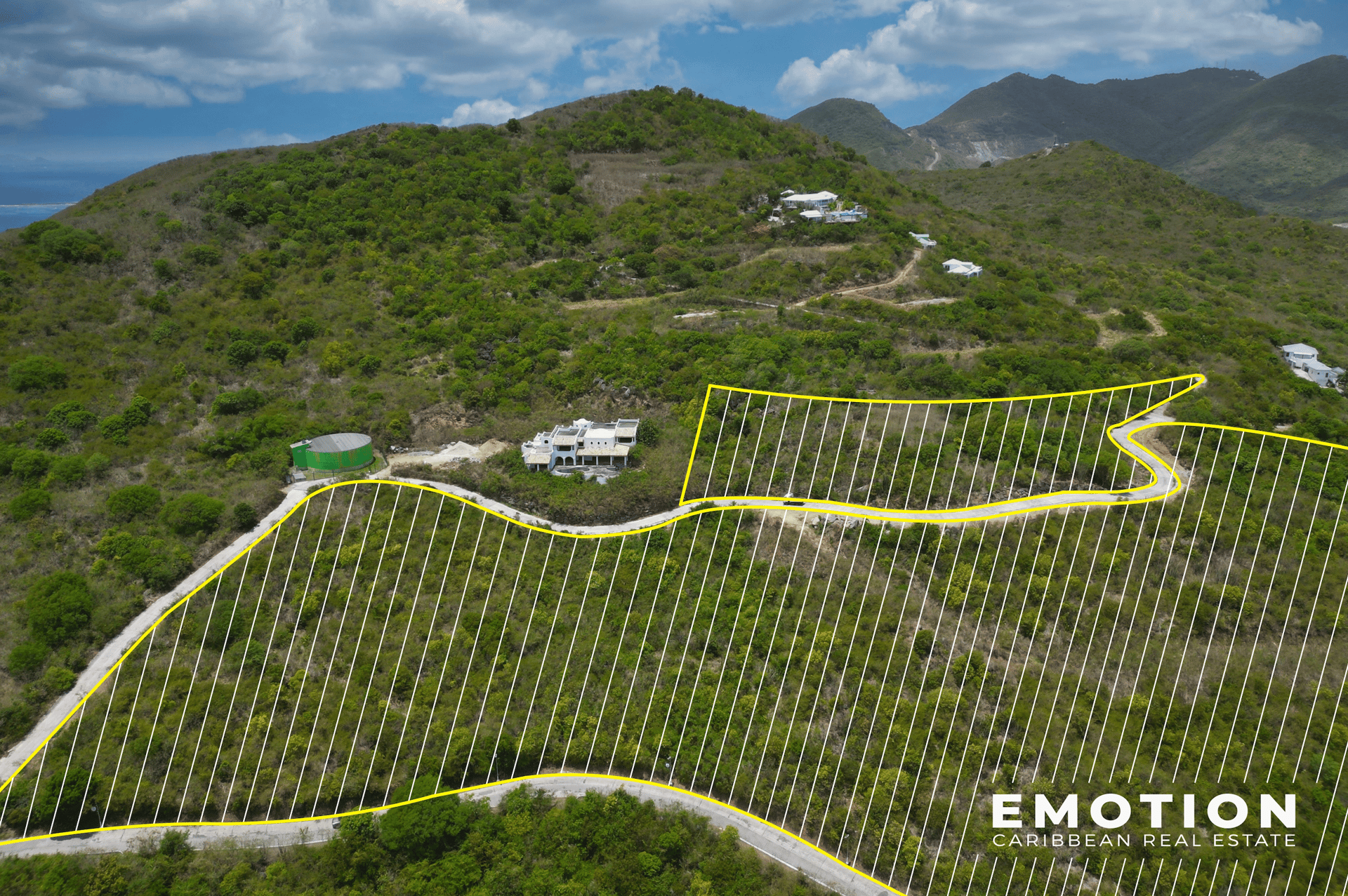 15 SEA VIEW BUILDING PLOTS – From 2,200 m² to 4,100 m² Anse Marcel – New Exclusive Listing