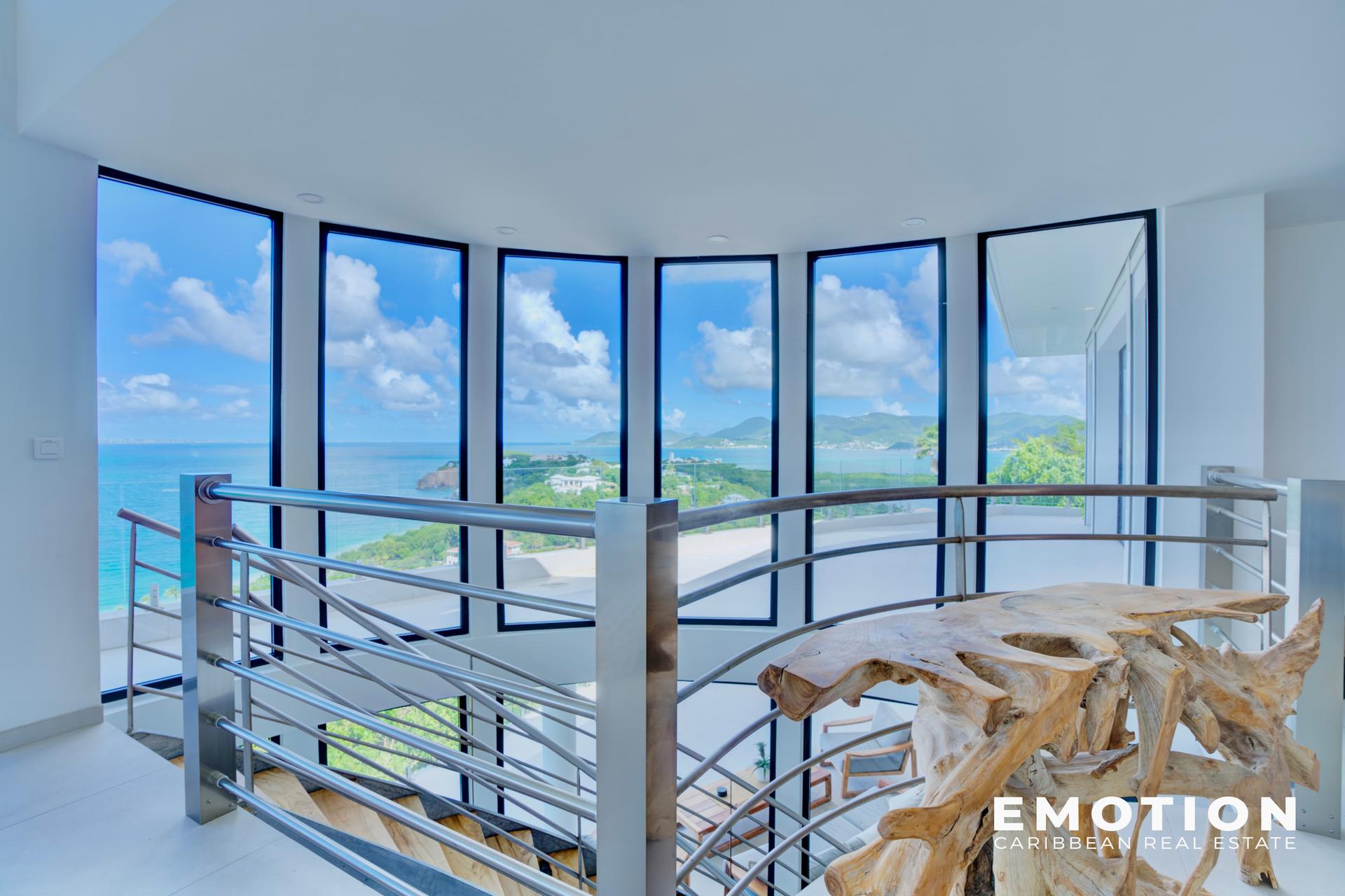 4-Bedroom Villa – 180° Sea View – Terres-Basses, Saint-Martin