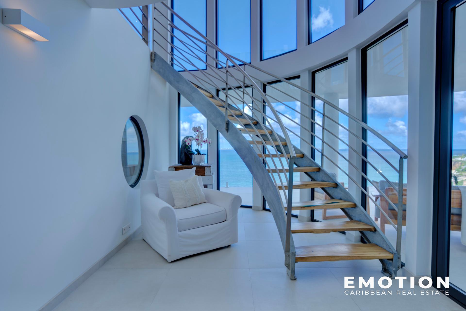 4-Bedroom Villa – 180° Sea View – Terres-Basses, Saint-Martin