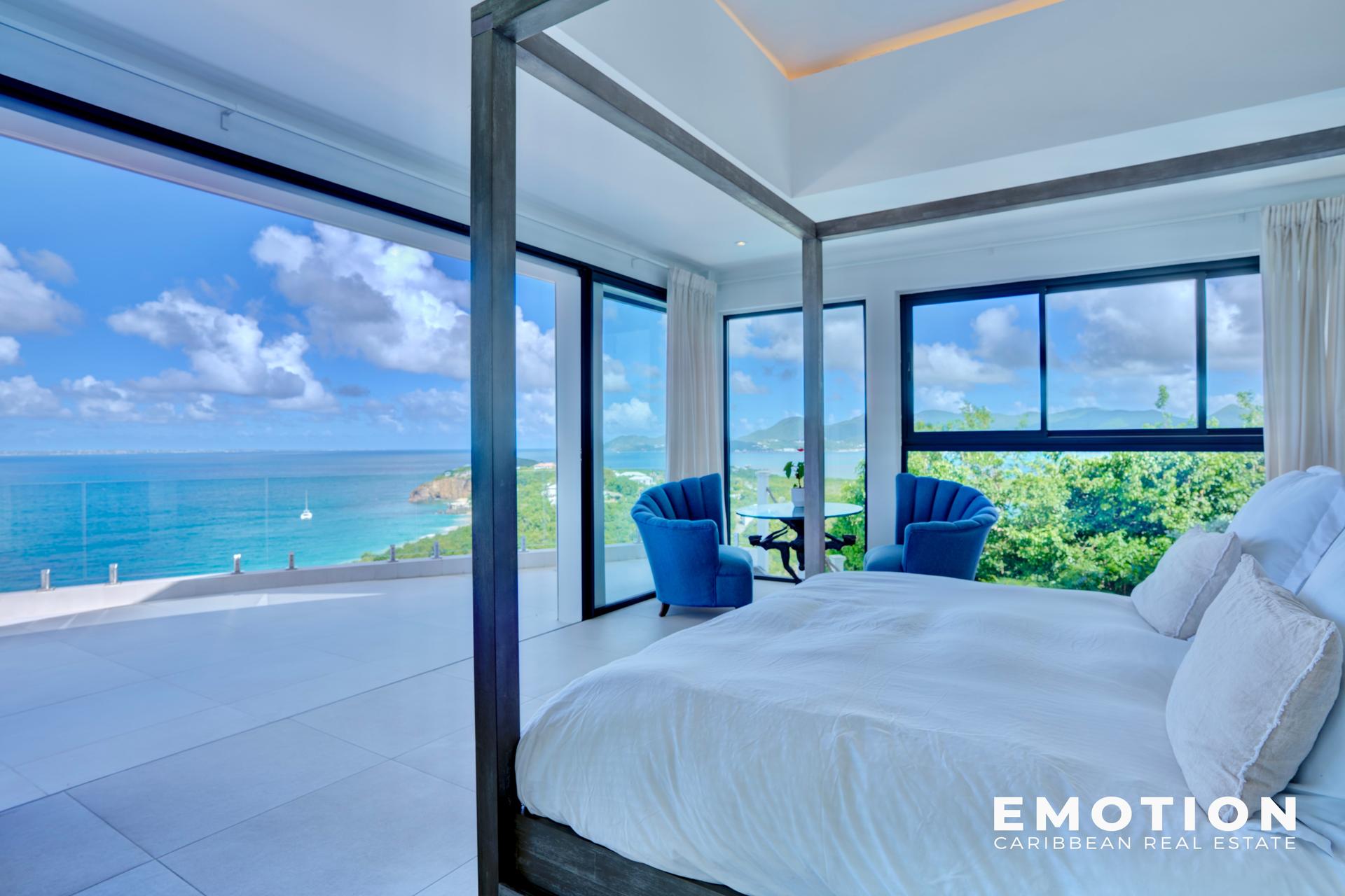 4-Bedroom Villa – 180° Sea View – Terres-Basses, Saint-Martin