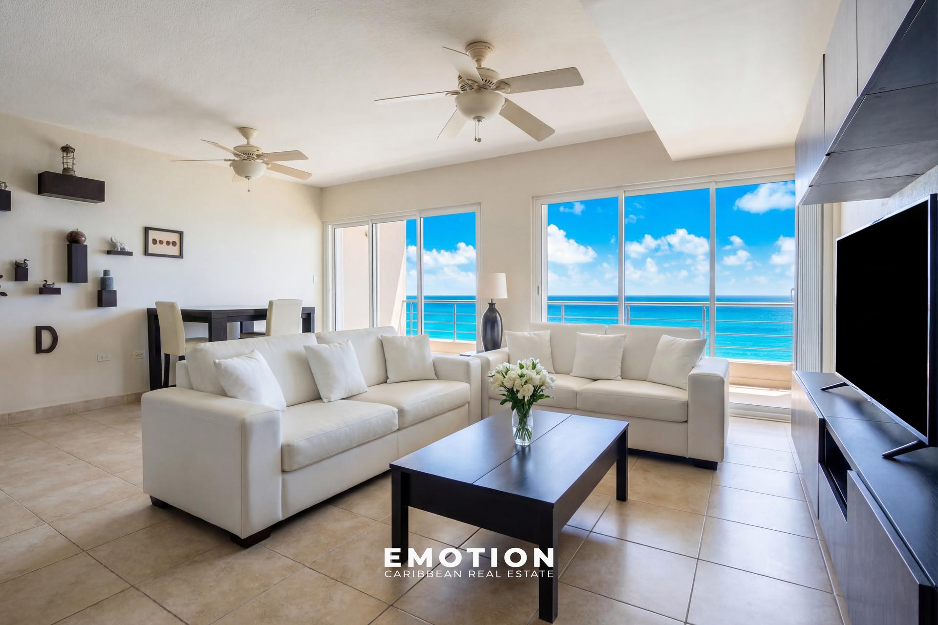 2-bedroom sea view apartment - Cupecoy