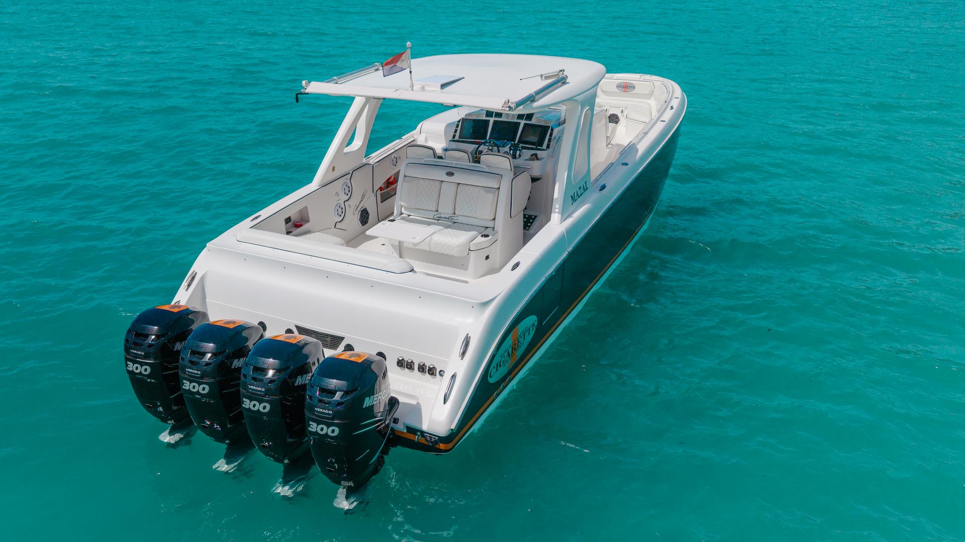 Cigarette Huntress 42 - Luxury Center Console - Day Charters St Maarten, Anguilla and St Barths