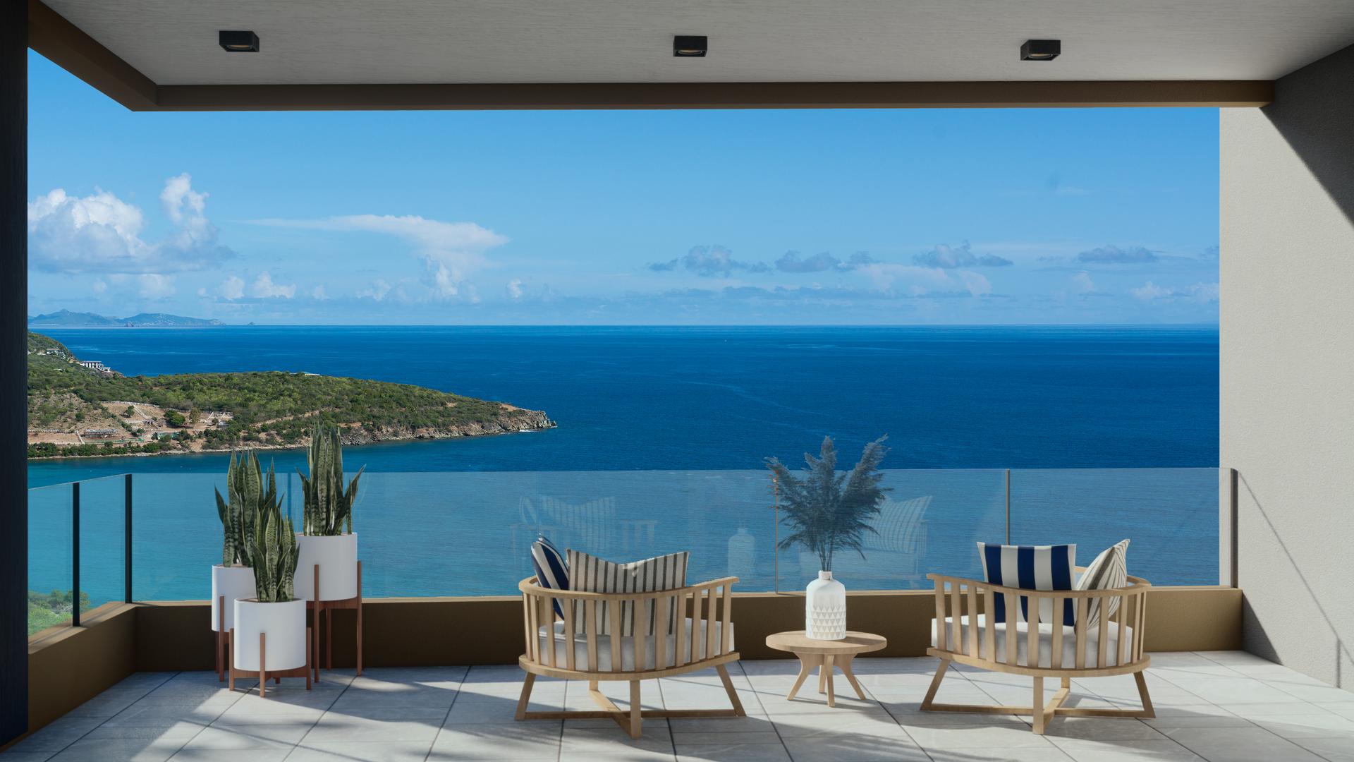 2 bedroom Oceanview Penthouse in the Prestigious Neighborhood of Pelican Key