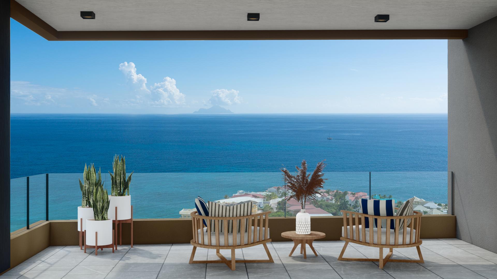 2 bedroom Oceanview Penthouse in the Prestigious Neighborhood of Pelican Key